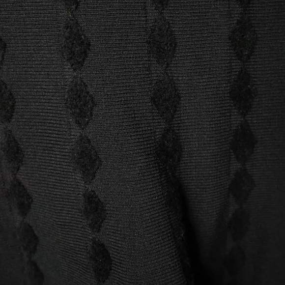 $400 Maje Paris Black Knit Long Sleeve Knit Sweater Dress maje 1 - Picture 4 of 5